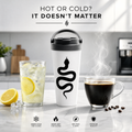 Premium stainless steel thermal mug for hot and cold drinks - 443ml (15 oz)