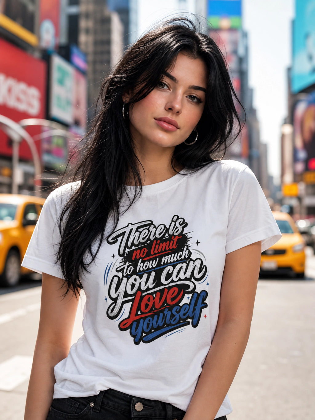 There Is No Limit to How Much You Can Love Yourself™ | Premium Heavyweight T-Shirt