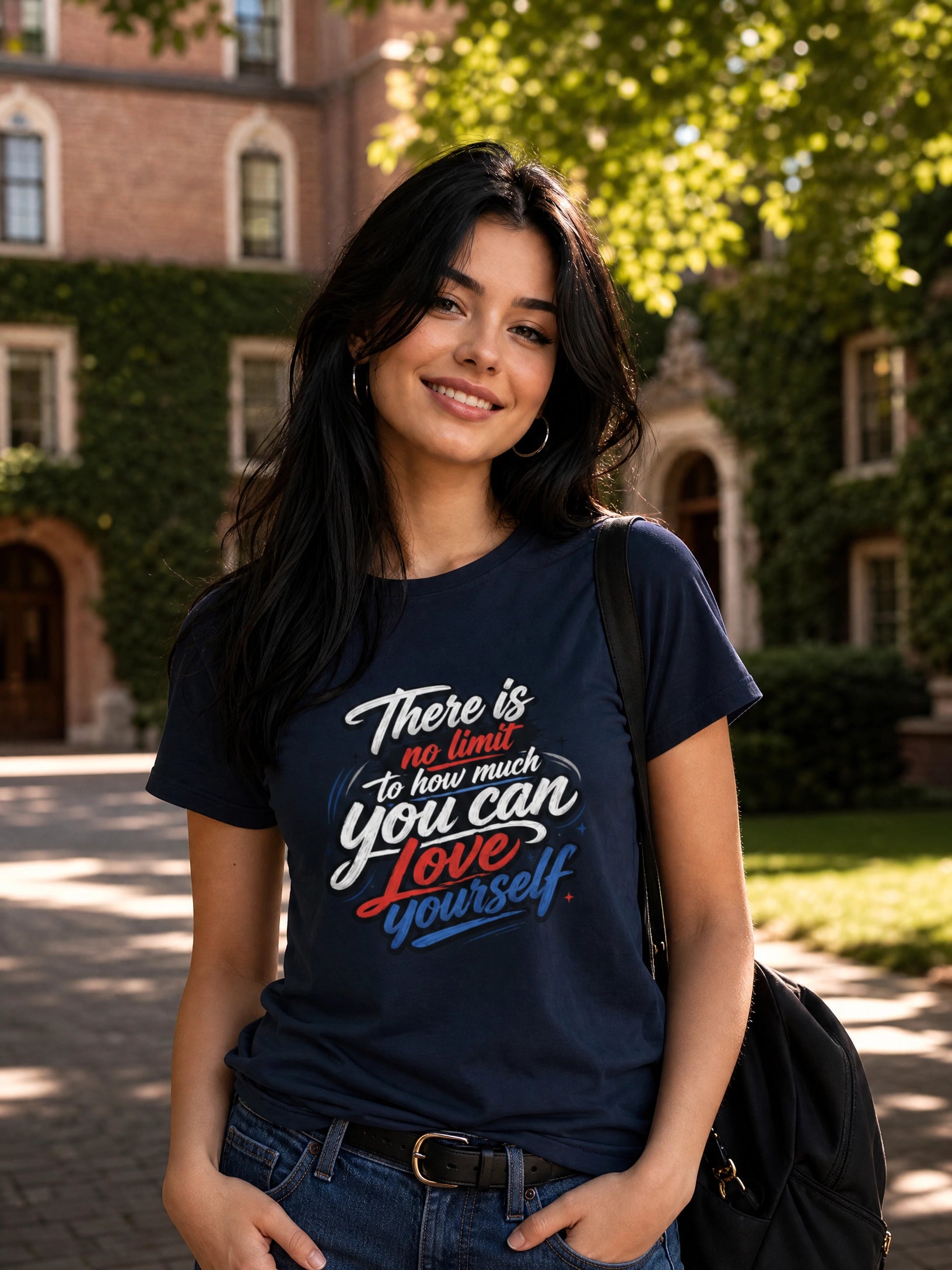 There Is No Limit to How Much You Can Love Yourself™ | Premium Heavyweight T-Shirt