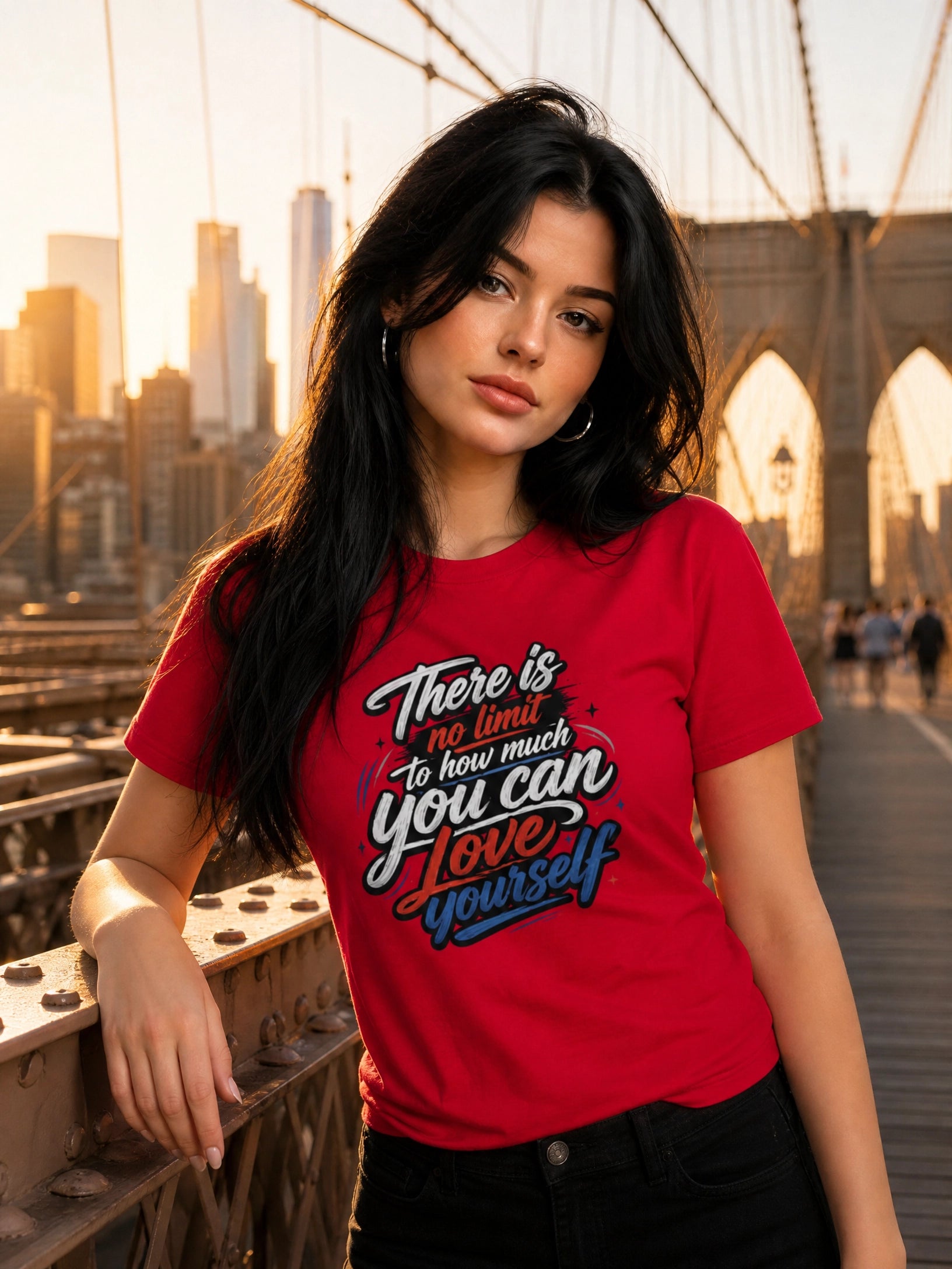 There Is No Limit to How Much You Can Love Yourself™ | Premium Heavyweight T-Shirt