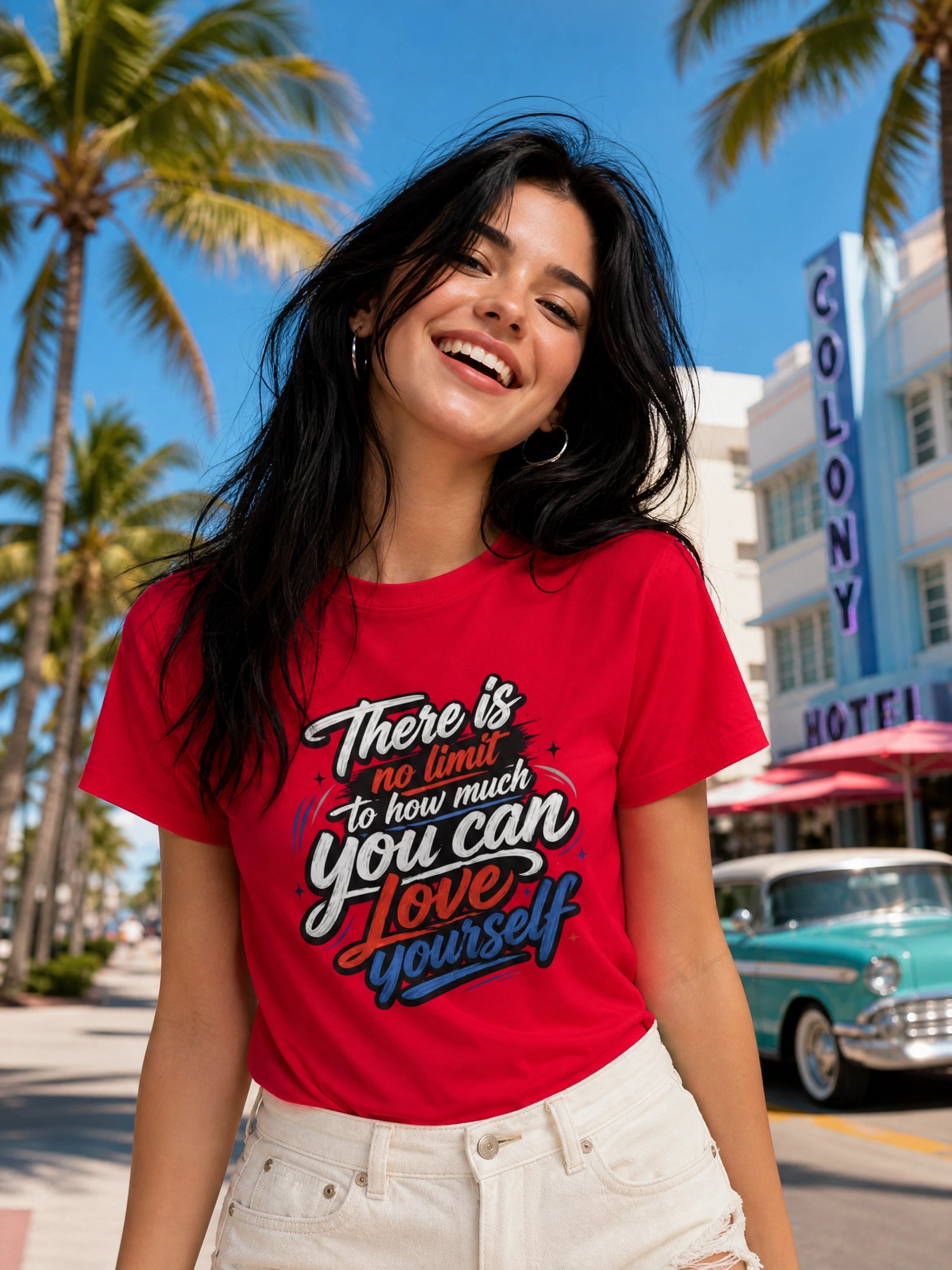 There Is No Limit to How Much You Can Love Yourself™ | Premium Heavyweight T-Shirt
